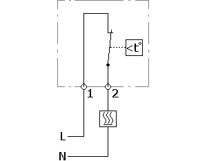 KTO 011 thermostat scheme